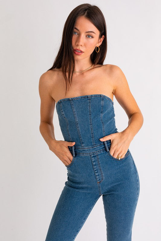 Loretta Denim Jumpsuit