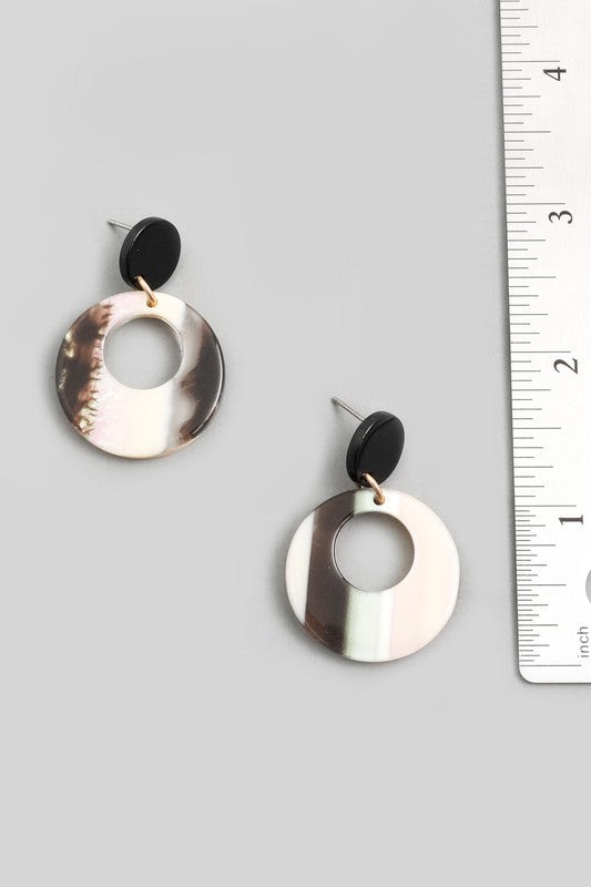 Opal earrings