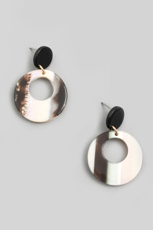 Opal earrings