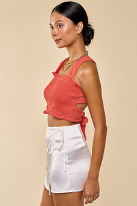 Whitney Satin Skort