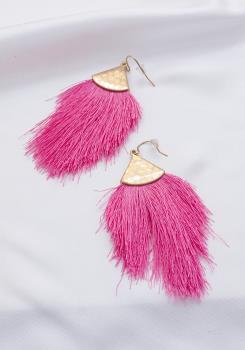 Metal Tassel Earrings