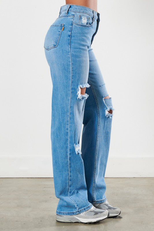 Downtown Distressed Denim