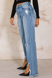 Shay Distressed Denim