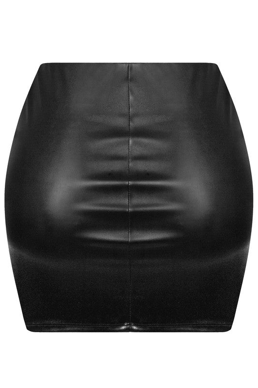 Pu Leather Skirt