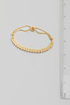 Rhinestone Heart Bracelet