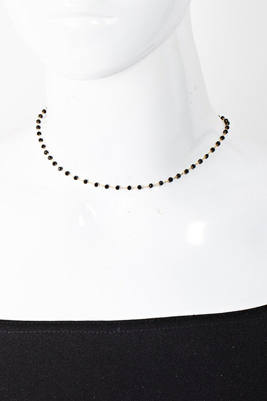 Dainty Bead Chain Necklace